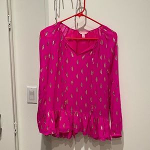 Pink Lily Pulitzer Top